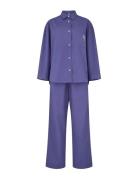 Aura Pyjamas Set Pyjama Purple Becksöndergaard