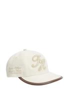 Th Script Elevated 5 Panel Cap Accessories Headwear Caps Cream Tommy H...