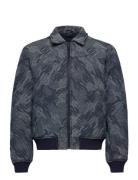Camo Monogram Denim Bomber Tikkitakki Navy Daily Paper