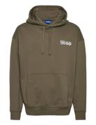 Nyrohood Tops Sweat-shirts & Hoodies Hoodies Khaki Green HUGO BLUE