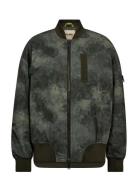 Mmruby Print Bomber Jacket Bombertakki Khaki Green MOS MOSH