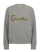 Mmbrynna Create O-Neck Knit Tops Knitwear Jumpers Grey MOS MOSH