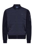 Hybrid Bomber Jacket Bombertakki Takki Navy Polo Ralph Lauren