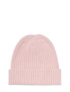 Cashrino Beanie Accessories Headwear Beanies Pink Becksöndergaard