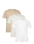 Majermane 3-Pack Tops T-shirts Short-sleeved White Matinique