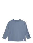 T-Shirt Ls Over Tops T-shirts Long-sleeved T-shirts Blue En Fant