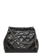 Fleming Distressed Hobo Bag Bags Top Handle Bags Black Tory Burch