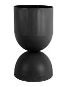 Plant Pot Tonar Large Home Decoration Flower Pots Black Present Time