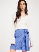 Only - Minihameet - Blue Bonnet Confetti Dot - Onlolivia Wrap Skirt Wv...