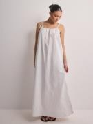JJXX - Maksimekot - White - Jxkarla Linen Blend Long Dress Wvn - Mekot...