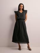 Only - Midihameet - Black - Onllou Emb Ankle Skirt Cs Ptm - Hameet - M...