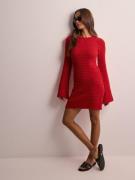 Vero Moda - Neulemekot - High Risk Red Crochet - Snrihanna Ls Short Dr...