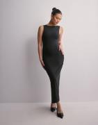 Only - Musta - Onlea S/L Long Slit Dress Jrs Now