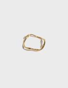 Pilgrim - Kulta - LULU Recycled Organic Shaped Stack Ring