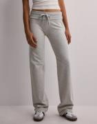 Nelly - Harmaa - Pull On Folded Pants