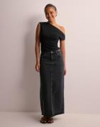 Object Collectors Item - Musta - Objellen Mw Long Denim Skirt Noos