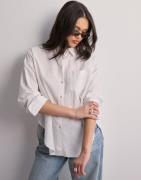 JJXX - Valkoinen - Jxjamie Ls Rlx Linen Blend Shirt Wv