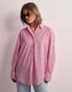 Vero Moda - Vaaleanpunainen - Vmgili Ls Oversize Shirt Wvn Ga