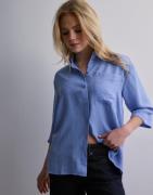 JDY - Sininen - Jdydivya Life 3/4 Loose Shirt Wvn N