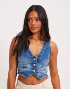 Nelly - Sininen - Denim Vest