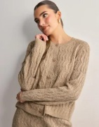 Vero Moda - Beige - Vmelya Ls O-Neck Cardigan Ga Boo