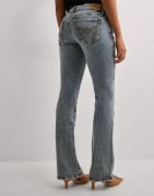 Gina Tricot - Sininen - Twisted bootcut jeans