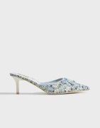 Nelly - Kuviollinen - Printed Pointy Bow Mule