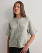 Selected Femme - Harmaa - Slflulu 2/4 Knit Cardigan Noos