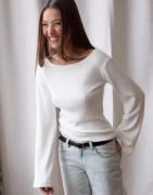 Nelly - Valkoinen - Gorgeous Wide Sleeve Sweater