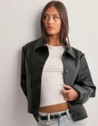 Neo Noir - Musta - Romana Faux PU Jacket