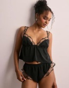 Bluebella - Musta - Marabel Luxury Satin Cami and Short Set