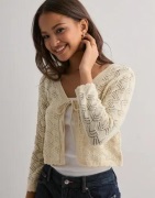 Vero Moda - Beige - Vmnewverena 3/4 V-Neck Cardigan Boo