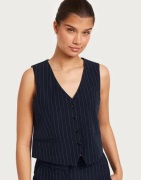 JJXX - Sininen - Jxmary Striped Short Waistcoat Pnt