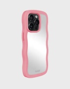 Holdit - Vaaleanpunainen - Wavy Case iPhone 15 Pro