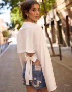 Nelly - Valkoinen - Open Back Tie LS Top
