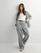 Gina Tricot - Harmaa - Linen blend trousers