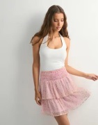 Vero Moda - Vaaleanpunainen - Vmsmilla Hw Smock Short Skirt Wvn G