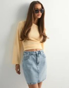 Vero Moda - Sininen - Vmtessa Hr Short Dnm Skirt Mix Ga N