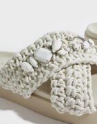 Inuikii - Valkoinen - Slipper Woven Stones