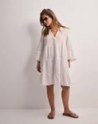 Only - Valkoinen - Onlthyra Peplon Dress Noos Wvn