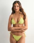 Nelly - Keltainen - Frill Anglais Bikini Triangle