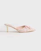 Nelly - Kuviollinen - Printed Pointy Bow Mule