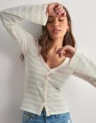 Nelly - Beige - Crochet Cardigan