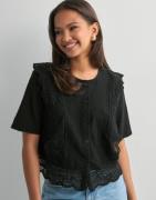 Pieces - Musta - Pcsiminna Ss Top Wvn