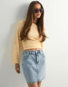 Vero Moda - Sininen - Vmtessa Hr Short Dnm Skirt Mix Ga N