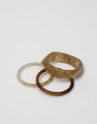 Pieces - Ruskea - Pcnalia Bracelet 3-Pack D2D