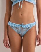 Nelly - Sininen - Gourgeus Lace Brief