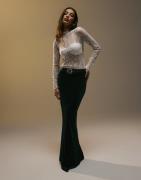 Nelly - Musta - Velvet Mermaid Skirt