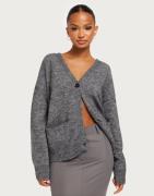 OBJECT - Harmaa - Objminna L/S Knit Cardigan Noos