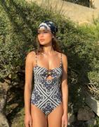 Malina - Kuviollinen - Mandy bamboo-ring bandeau swimsuit
